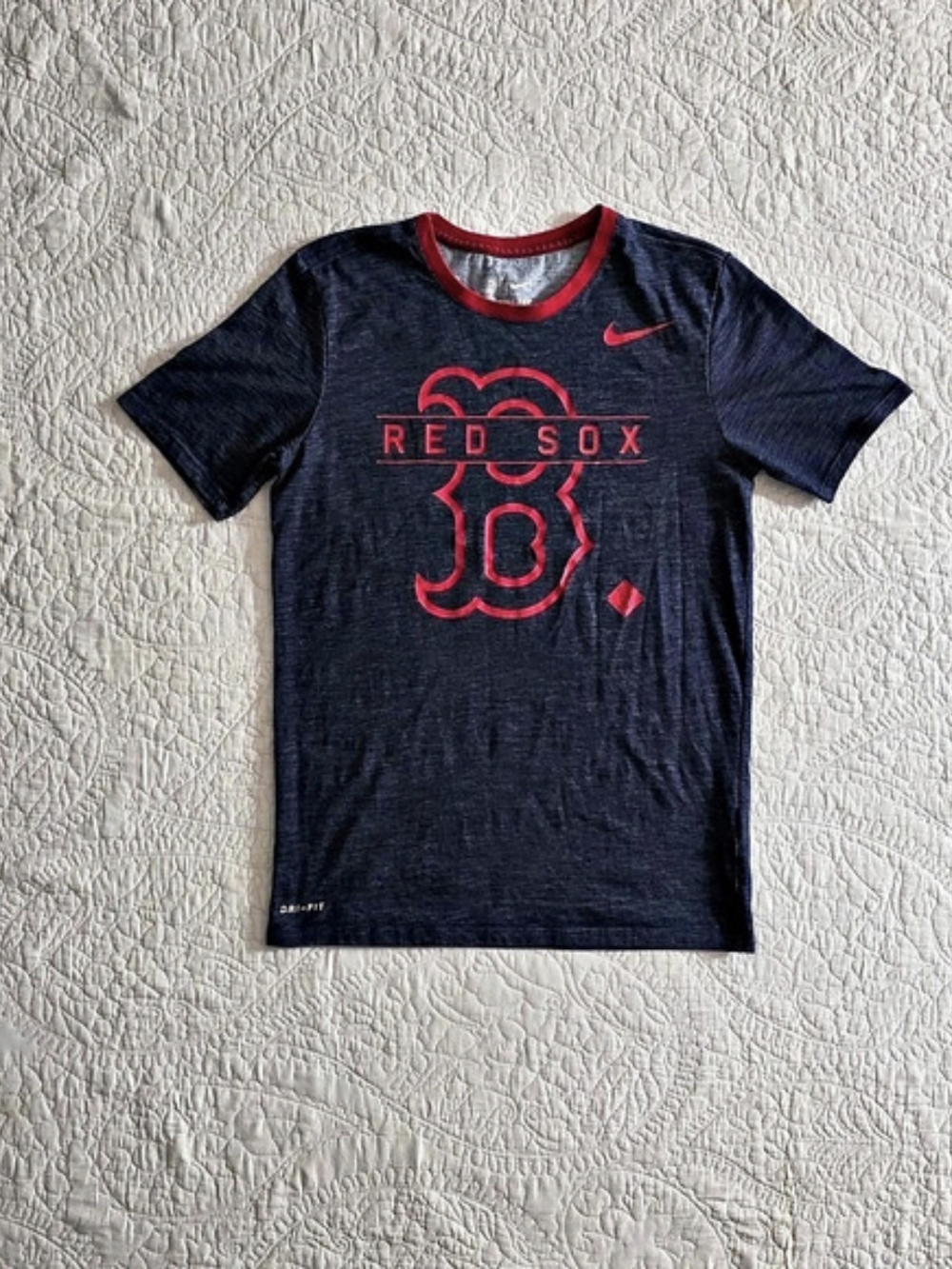 Nike Boston Red Sox Dri-FIT Graphic T-Shirt Navy Red Men’s Small